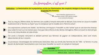 La féminisation  1 notion en 2 minutes [upl. by Merilyn391]