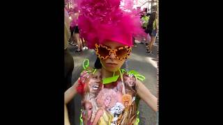 Desmond is Amazing 10Year Old Drag Queen at NYC Pride in an AMAZING RuPaul Themed Outfit [upl. by Abell]