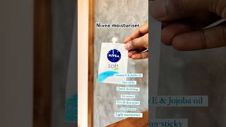 Nivea soft moisturiser review moisturizer skincarereview skincareroutine sunscreen subscribe [upl. by Ainoloppa]