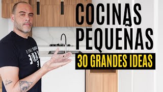 30 Ideas para COCINAS PEQUEÑAS y MODERNAS  Abel de González [upl. by Wivinah909]