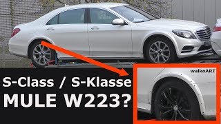 Mercedes Erlkönig SClass SKlasse 2020 Test Mule Versuchsträger W223  4K SPY VIDEO [upl. by Able]