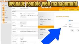 CARA UPgrade ROUTER TENDA AGAR SUPPORT remote web management  tenda n300  tenda n3 tenda 318 n630 [upl. by Omlesna130]