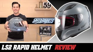 LS2 Rapid Helmet Review at SpeedAddictscom [upl. by Kulsrud]