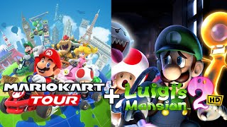 Mario Kart Tour  Luigis Mansion 2 Spooks Out In Tour  Character Costumes [upl. by Clerissa423]