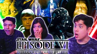 STAR WARS  EPISODIO VI EL RETORNO DEL JEDI PELICULA REACCIÓN VIENDO POR PRIMERA VEZ [upl. by Llenehs341]