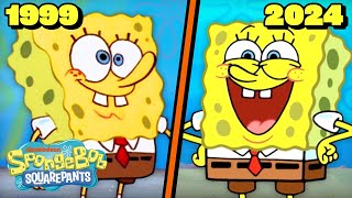 SpongeBob Characters  Then vs Now 🎥  52 Minute Compilation  SpongeBobOfficial [upl. by Procto]