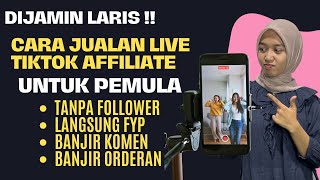 DIJAMIN LARIS  CARA LIVE DI TIKTOK JUALAN PRODUK AFFILIATE  live streaming tiktok affiliate pemula [upl. by Akimrehs685]