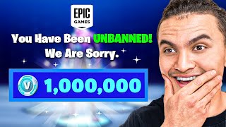 Epic UNBANNED My 10000 OG Fortnite Account [upl. by Niwle144]