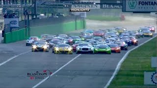 Blancpain GT Series  Monza 2017 Short Highlights [upl. by Adnilym]