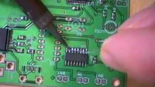 Soldering SOIC 16 [upl. by Ballard]