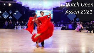 Open World Youth Under 19 Ballroom Championship Tango Dutch open Assen 2021 [upl. by Neeuq]