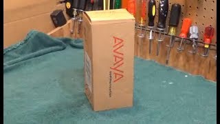 Avaya 2554  Unboxing [upl. by Yema]