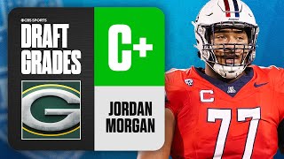 2024 NFL Draft Grades Packers select Jordan Morgan No 25 Overall  CBS Sports [upl. by Werna913]