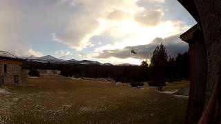 RAF Seaking Fly over Glenmore Lodge amp Landing 2013 [upl. by Nelehyram]