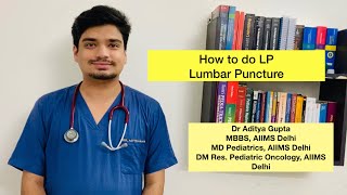 How to do a Lumbar PunctureLP [upl. by Carmelita14]