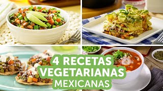 4 recetas vegetarianas mexicanas  Kiwilimón [upl. by Essej]