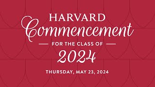 Harvard Commencement 2024 [upl. by Jamilla]