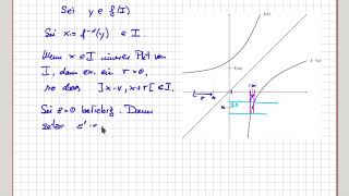 Analysis Stetigkeit Umkehrfunktion von stetigen Funktionen  Beweis 0821 [upl. by Norod]
