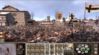 Medieval 2 Total War SS64 Teutonic Siege Defence of Riga [upl. by Maram550]