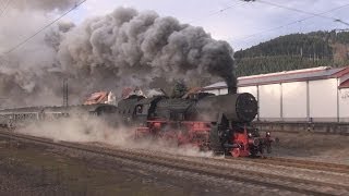 Steam Race  Steam Trains  Dampflok Parallelfahrt auf der Schwarzwaldbahn [upl. by Aicats262]