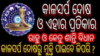 Kalasarpa Dosha nibarana pratikar upaya odia କାଳସର୍ପ ଦୋଷର ପ୍ରତିକାର ଓ ଉପାୟ ନିବାରଣ ଓଡ଼ିଆ Krishna Meher [upl. by Renat]