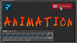 PHOTOSHOP ANIMATION how to create text animation in photoshop [upl. by Ennoira]