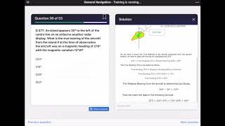 Fasttrack ATPL  True Bearing and Relative Bearing Calculations [upl. by Fredelia]