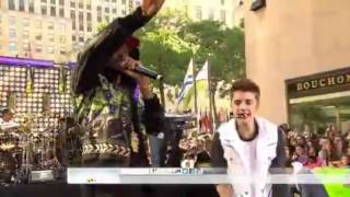 Justin Bieber amp Big Sean  As Long As You Love Me Live  Today Show 2012 [upl. by Ithnan]