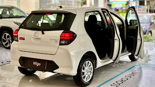 All New Toyota WIGO  2024   10L Hatchback  White Color [upl. by Hagai]