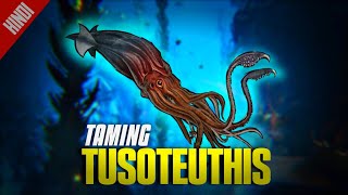 LETS TAME A GIANT TUSOTEUTHIS IN ARK MOBILE 🥶😱  SOLO  arkmobile arksurvivalevolved [upl. by Gianna]