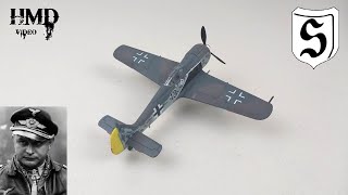 FockeWulf Fw 190A8 Luftwaffe Ace Josef quotPipsquot Priller JG 26 quotBlack 13quot DDay 172 Diecast Model [upl. by Eta]