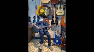 Aiersi brand 38 inch cutaway black colour basswood acoustic guitar music [upl. by Leonardi798]