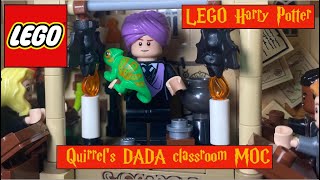 Quirrels Temporary Defence Against the Dark Arts classroom LEGO Harry Potter Modular Hogwarts MOC [upl. by Scornik]