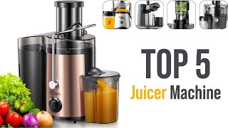 Top 5 Best Juicer Machine Reviews [upl. by Attekal196]