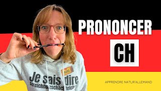 🇩🇪 Bien prononcer le CH en allemand  leçon pour débutants [upl. by Lledor]