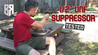 Buck Rail 1220 UNF Suppressor Test [upl. by Ethelda]