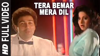 Tera Bemar Mera Dil Video Song  Chaalbaaz  Moh Aziz Kavita Krishnamurthy  Sunny Deol Sridevi [upl. by Ivers]