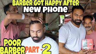 Poor street barber head massage Part 2  vlog of donation story  ASMR  SUBTITLES [upl. by Lebasiairam]