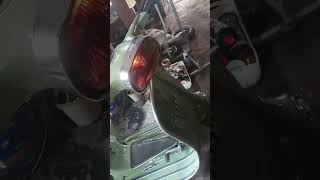 VESPA SUPER MODEL SANDAL JEPIT 90 fyp vespa super ori repaint [upl. by Gerstner953]