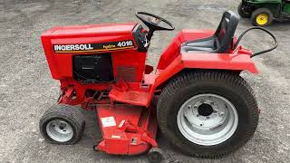 Ingersoll 4016 Riding Mower mower landscape auction tractor [upl. by Nnaik235]