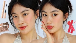 Full Face of K Beauty • natural clean girl makeup look [upl. by Robbin977]