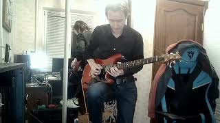 Neck pickup air sound check Bohemian rhapsody solo [upl. by Schuman]