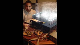 16x16x16 LED Cube First Programs [upl. by Nihcas978]