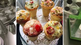 Materiais para fazer Pizza Cone no seu Delivery [upl. by Aniroz]