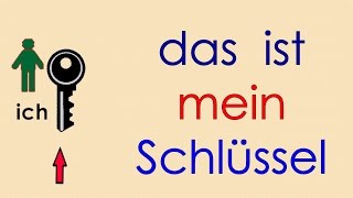 Deutsch lernen Grammatik 9 der  ein  kein  mein  dein [upl. by Auhso]