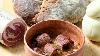 Veal Rollatini of Altamura  Rossella s Cooking with Nonna [upl. by Elleinaj]