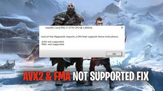 cara mengatasi avx2 not supported di god of war ragnarok [upl. by Beauregard]