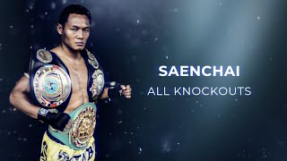 Saenchai  All Knockouts of the Legend [upl. by Natka401]