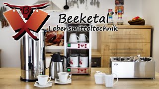 Beeketal Gastro Gastronomie Kaffeemaschine [upl. by Cosetta524]