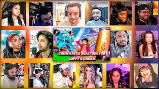 Strawhats Reaction for Luffys Dream One Piece Episode 1088 Reaction Mashup [upl. by Earleen]